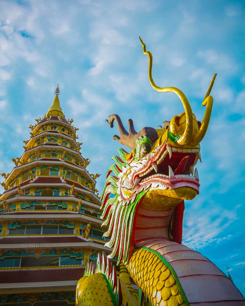 Wat Huay Pla Kang in Chiang Rai on a tour from Chiang Mai Thailand