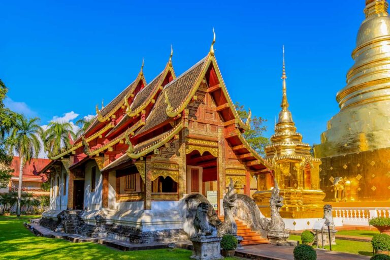 Wat Phra Singh in Chiang Mai Thailand