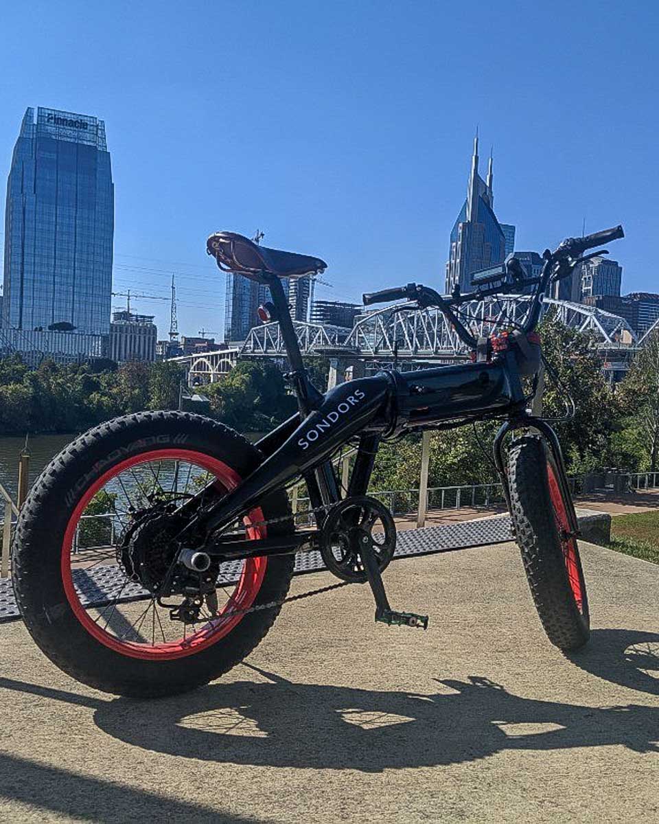 musiccityebikes an e bike on a tour in Nashville Tennessee United States