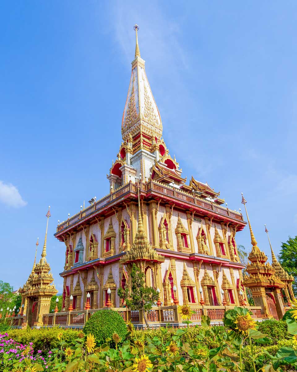 wat chalong in Phuket Thailand