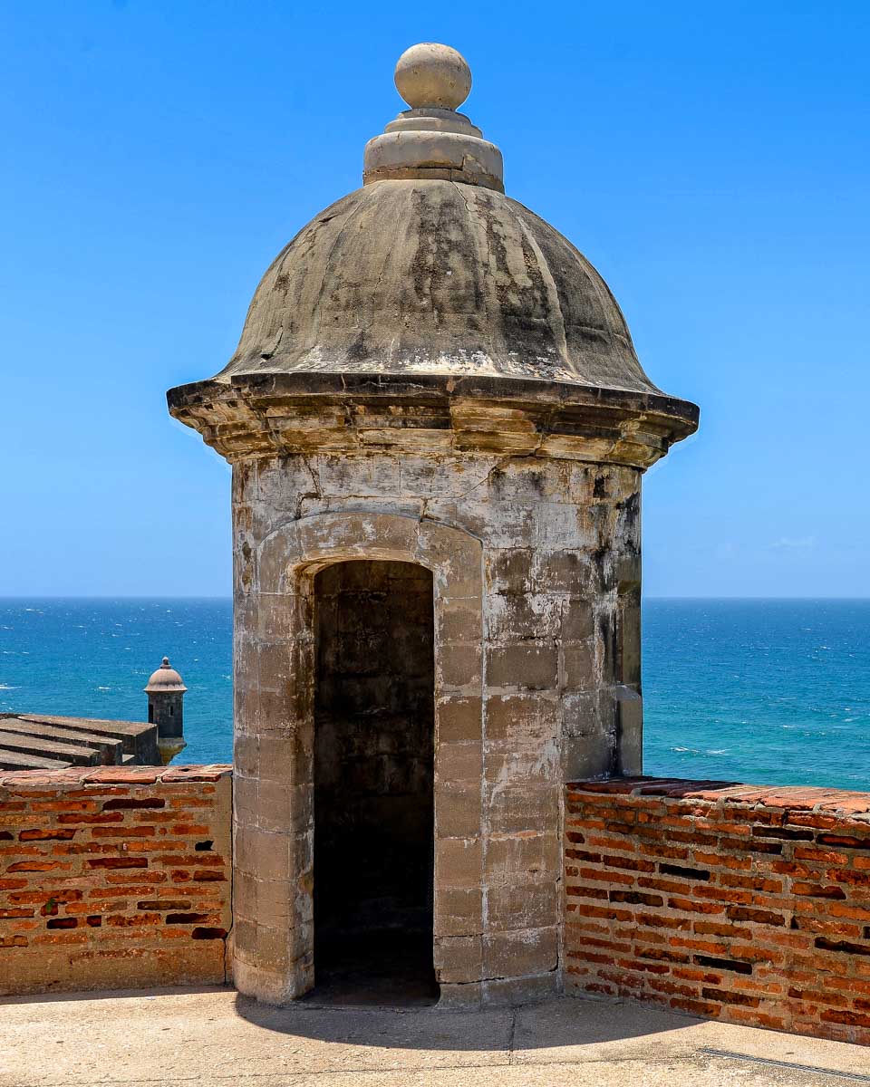 A turret in the Old San Juan part of San Juan Puerto Rico