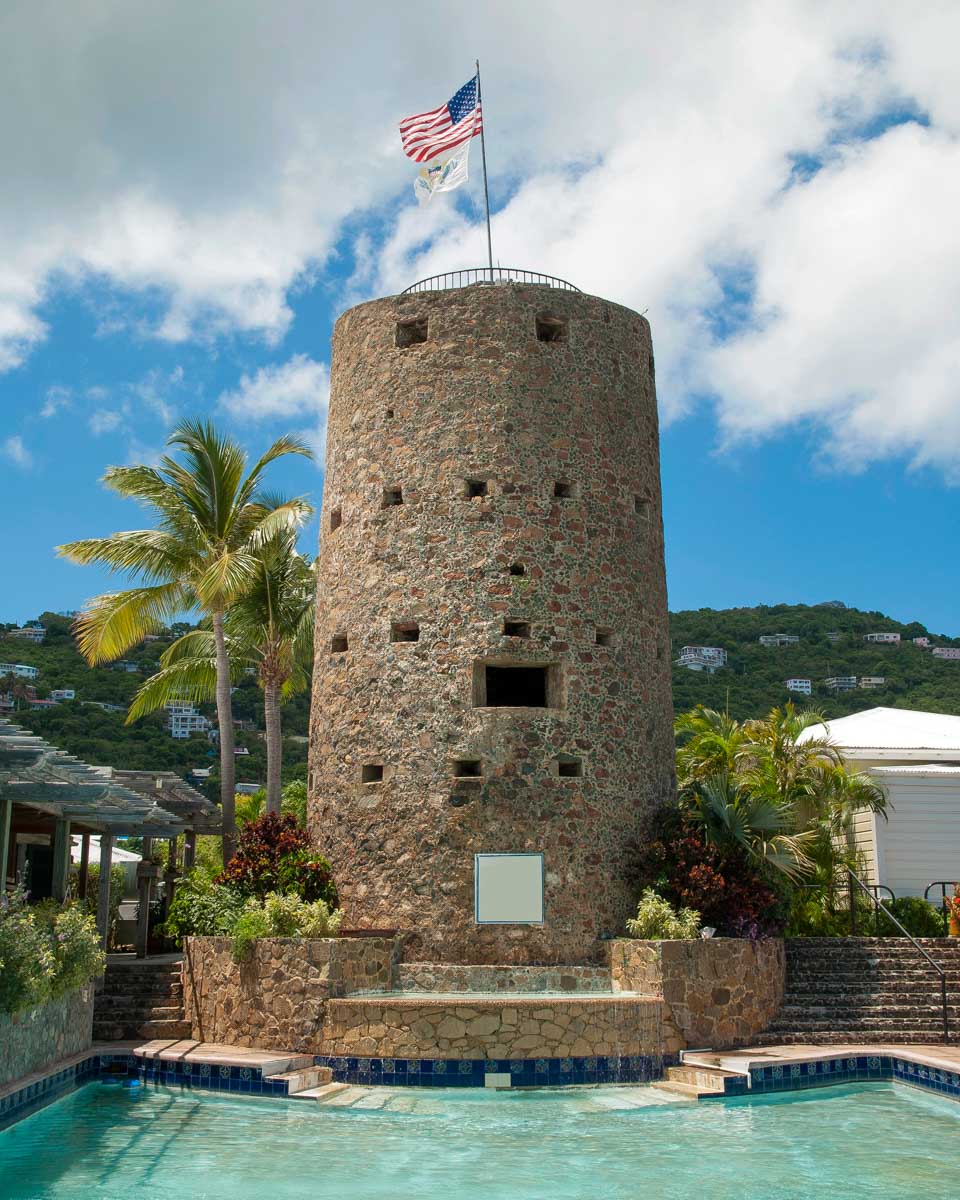 Blackbeard's Castle seen on a tour in St Thomas Virgin Islands