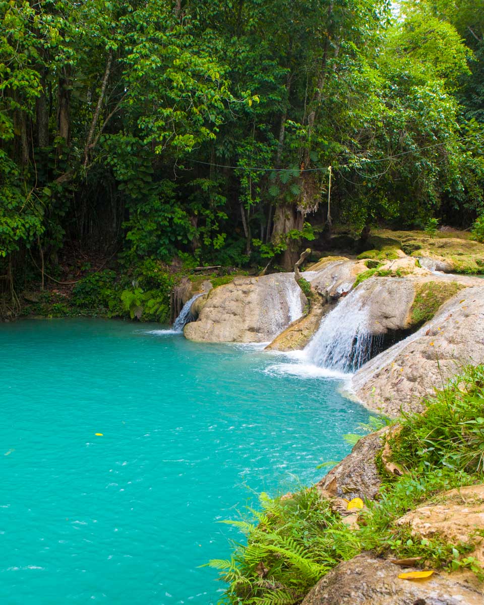 Blue Hole seen on a tour from Montego Bay Jamaica
