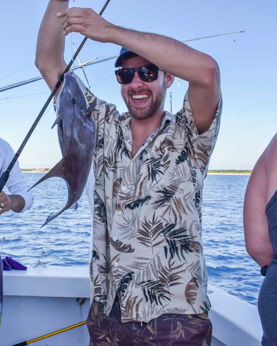 Daniel-on-a-deep-sea-fishing-tour-in-Nassau Bahamas