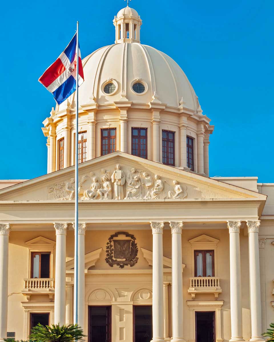 National Palace of the Dominican Republic in Santo Domingo on a tour from Punta Cana Dominican Republic