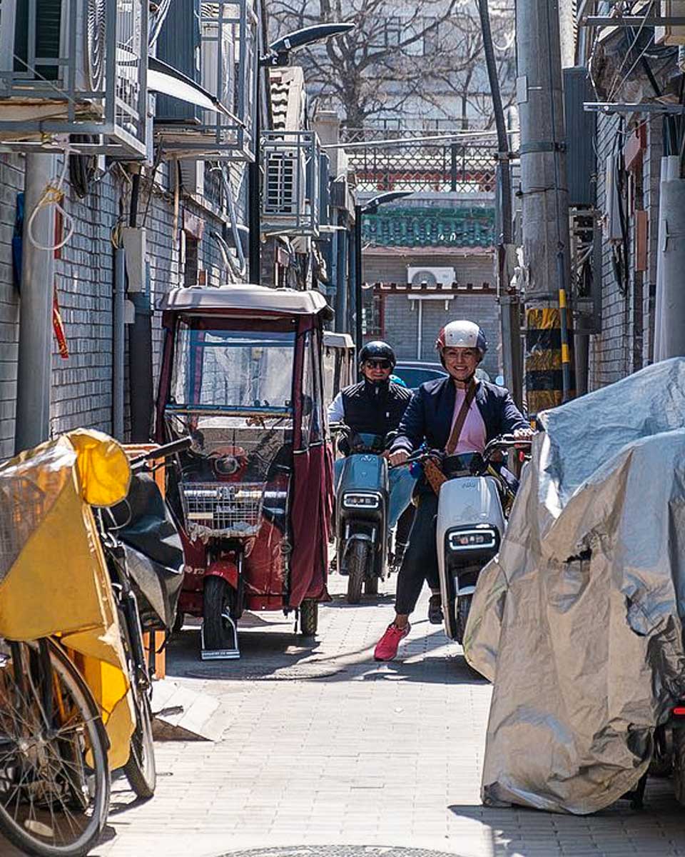 Our Beijing people on an ebike tour in Beijing China 2