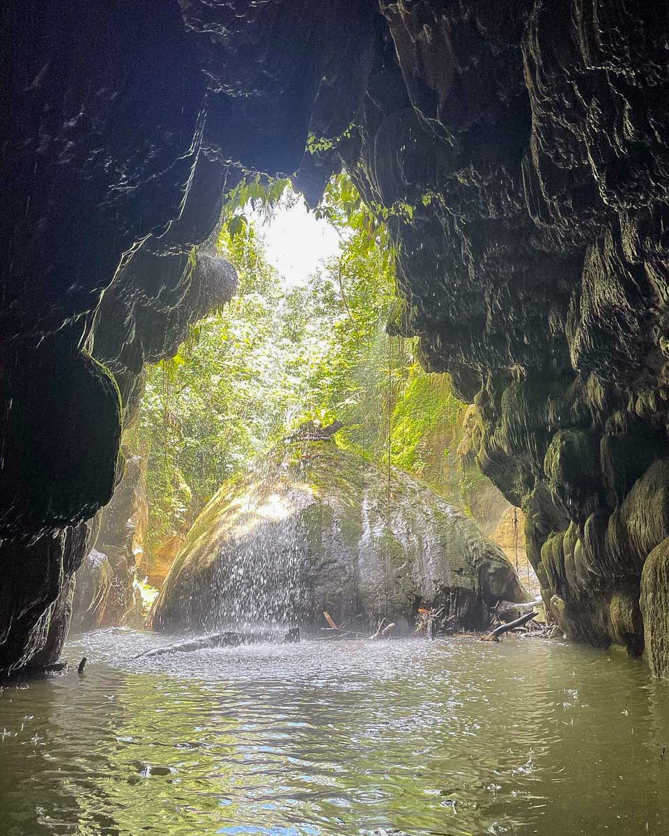 Puerto Rico as a Local looking out of Arenales Caves on a tour from San Juan Puerto Rico