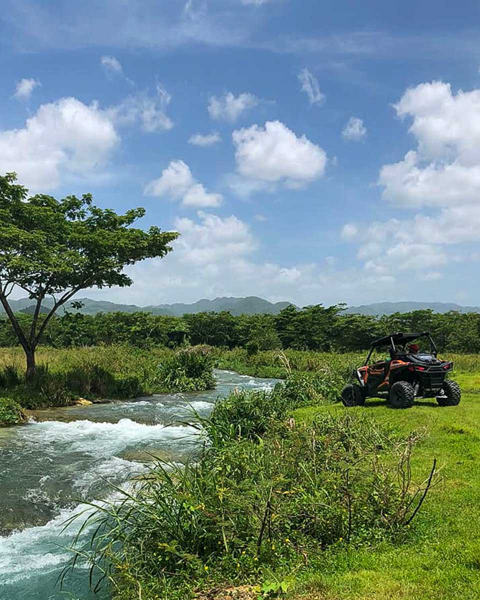 Rastasafari Experience ltd an atv seen on an atv tour from Montego Bay Jamaica