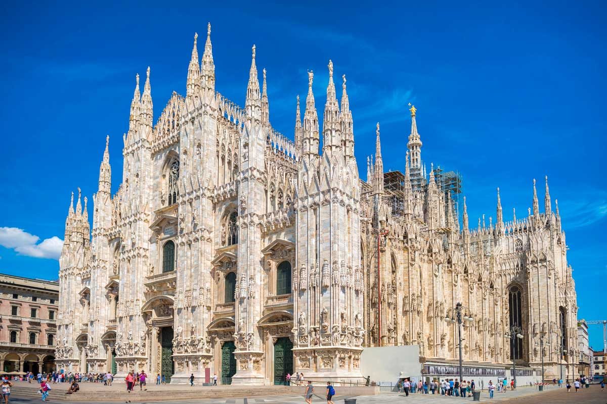 The Milan Cathedral in Milan Italy