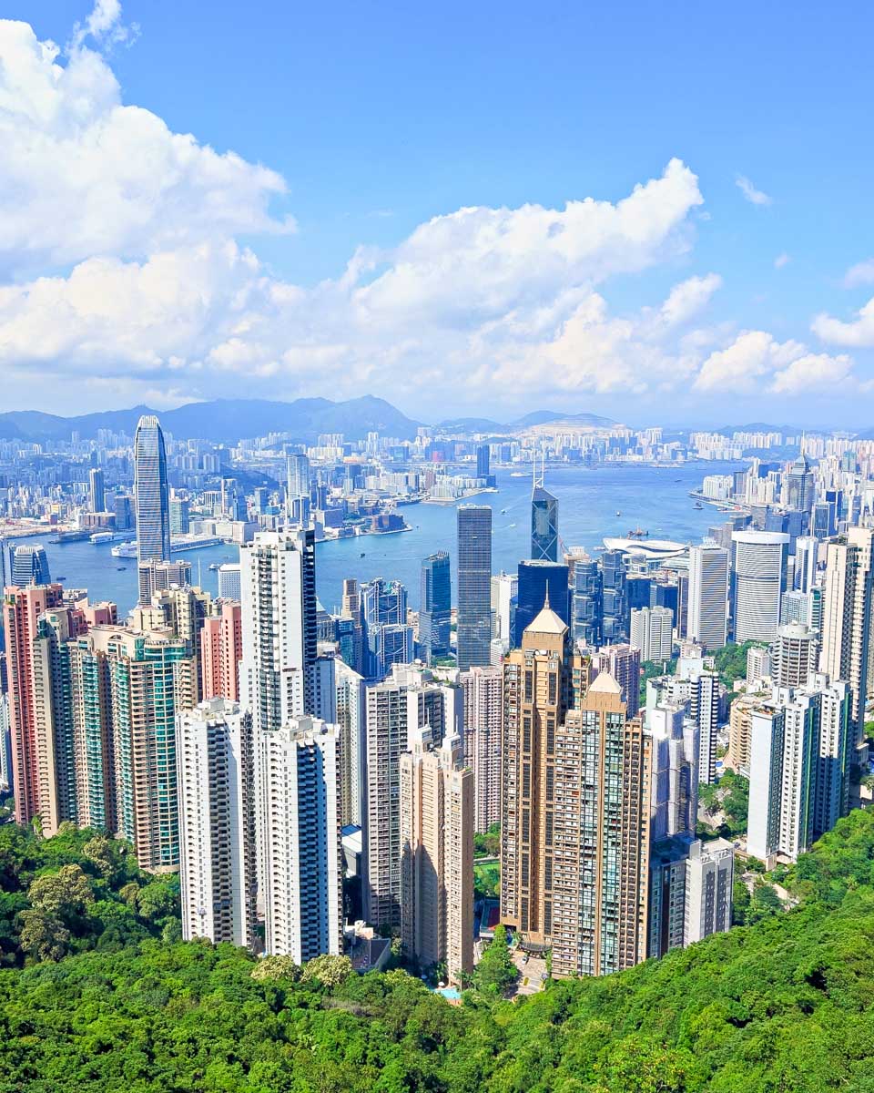 Victoria Peak in Hong Kong