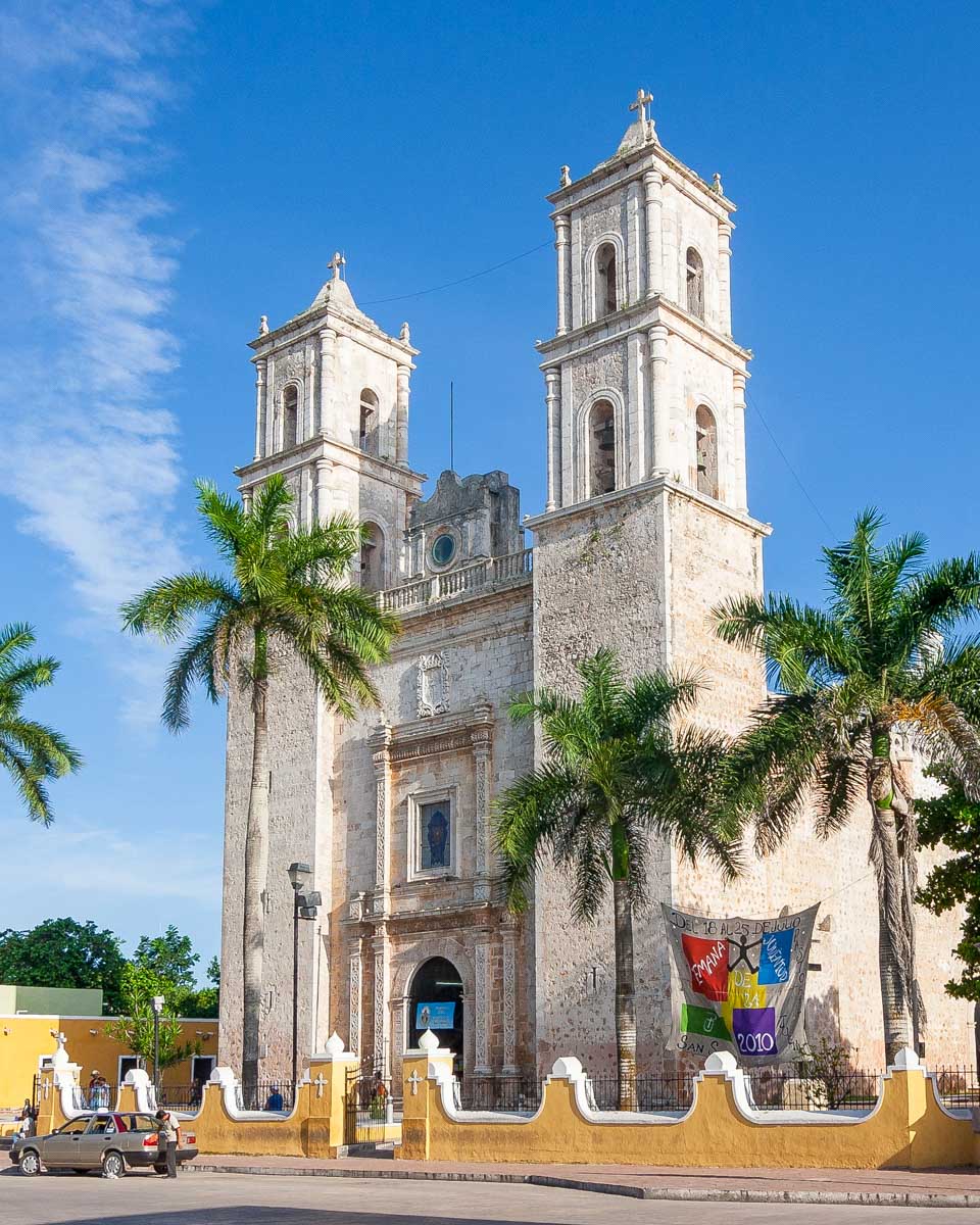 cathedral of san ildefonso in Merida Mexico