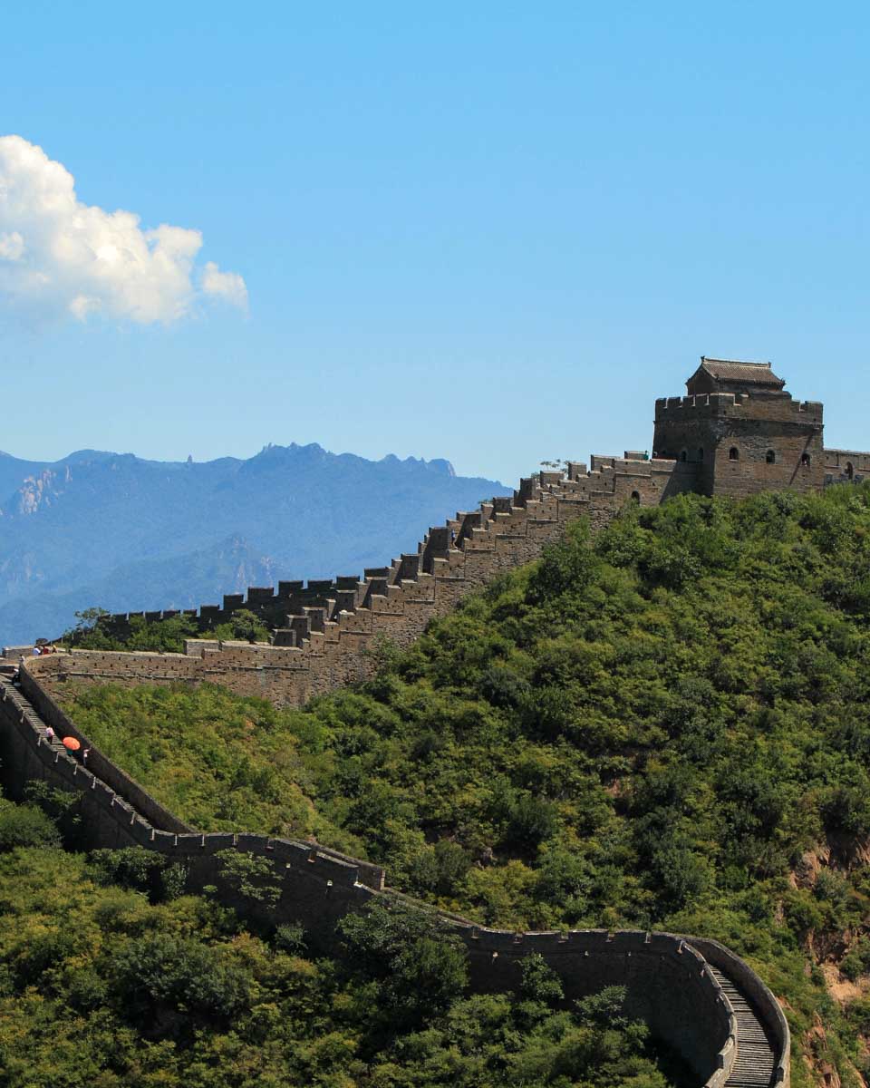great wall of jinshanling on a tour from Beijing China