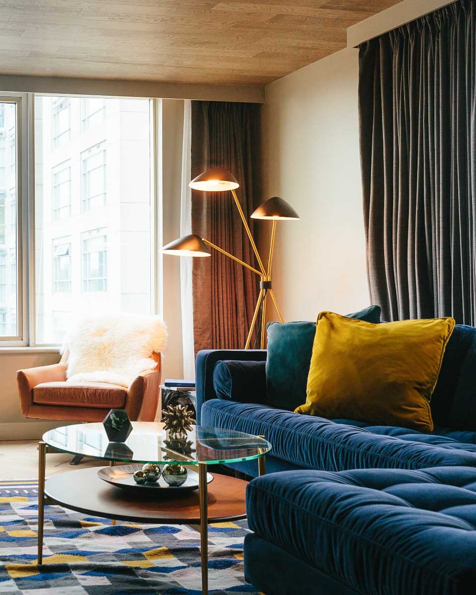 A hotel suite at the Delta Vancouver Downtown