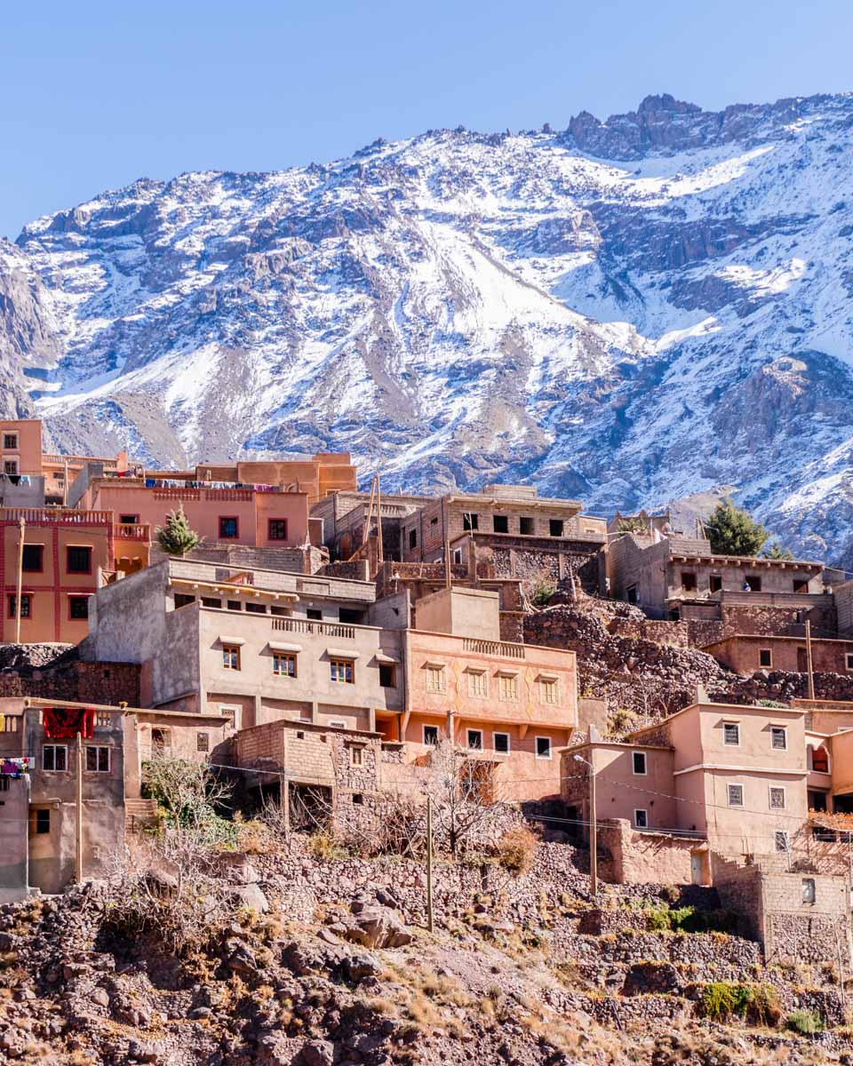 A remote village in Toubkal National Park, Morocco
