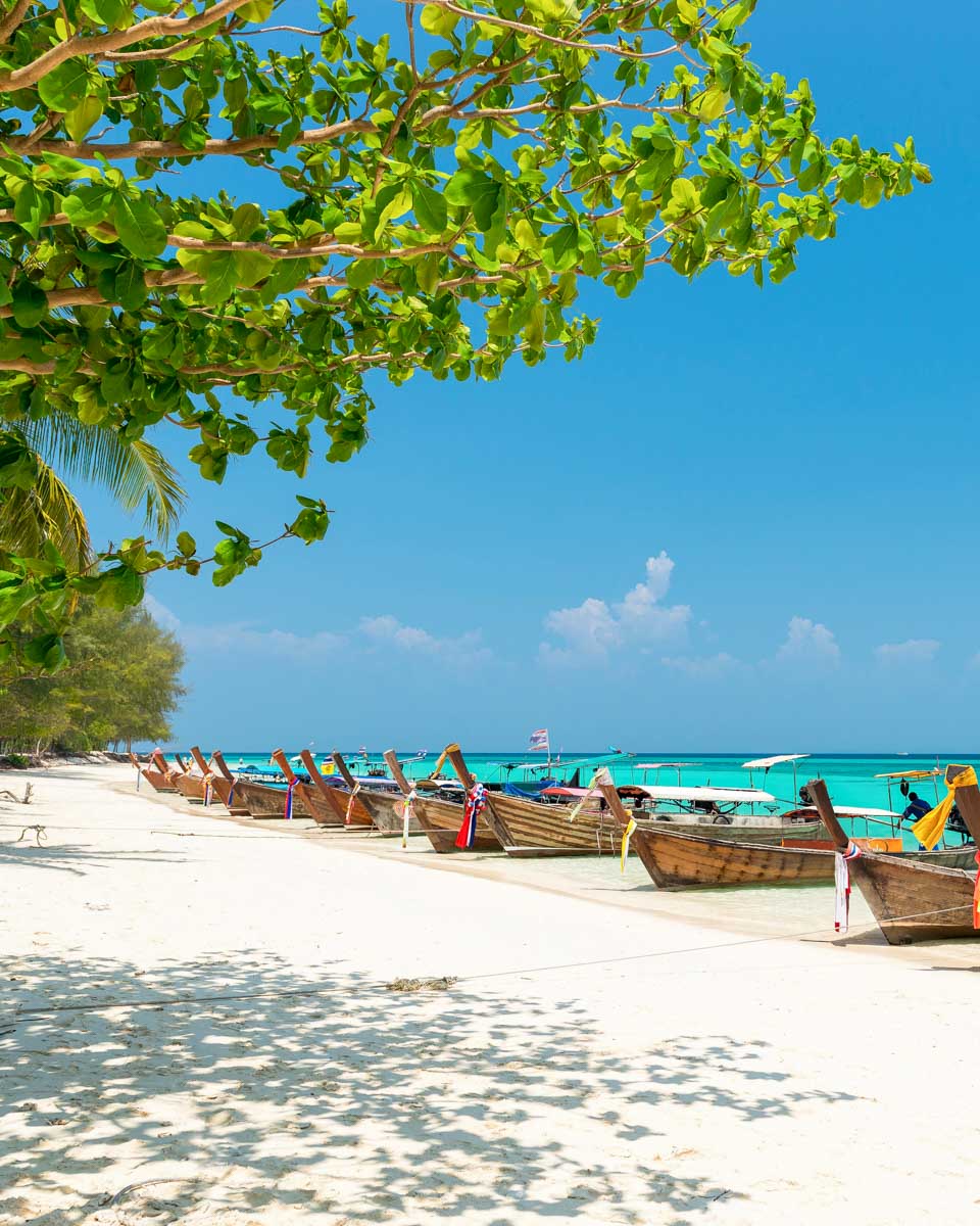 Bamboo Island seen on a tour of Phi Phi Thailand