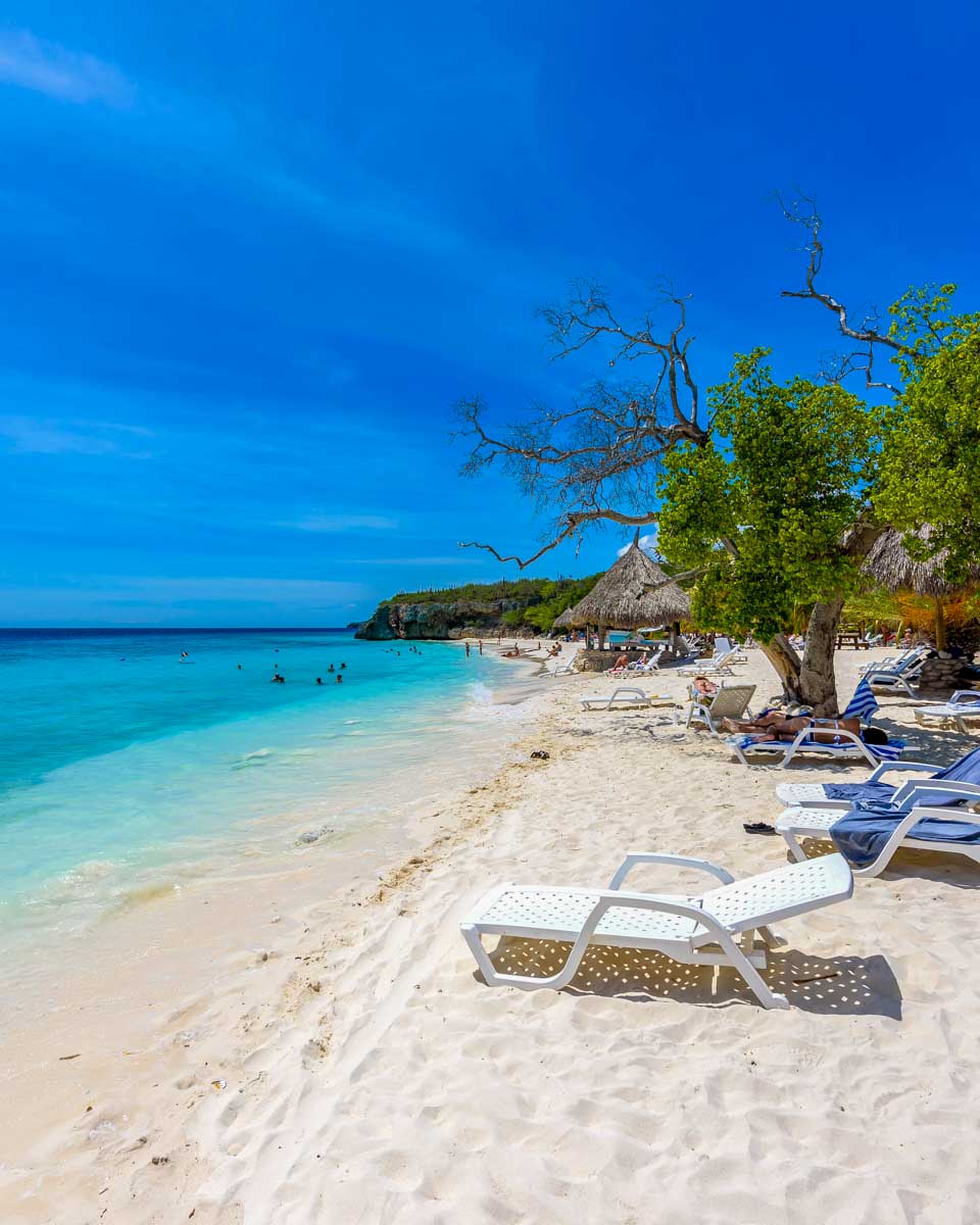 Cas Abao Beach seen on a tour from Willemstad Curacao