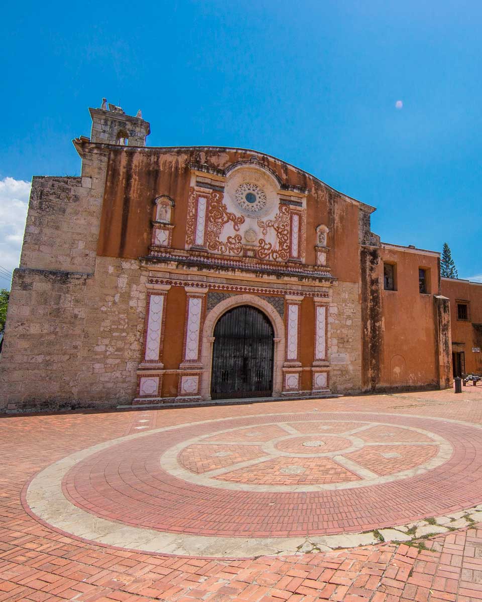 Dominican Convent Front view on a bike tour in the Dominican Republic