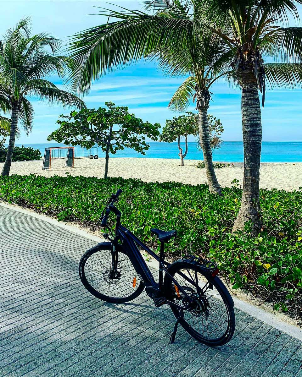 Paddle Wheel Adventures an ebike on an ebike tour in Grand Cayman