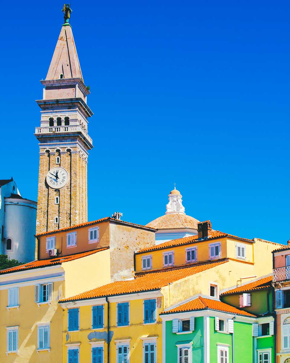 Piran seen on a tour from Ljublijana Slovenia