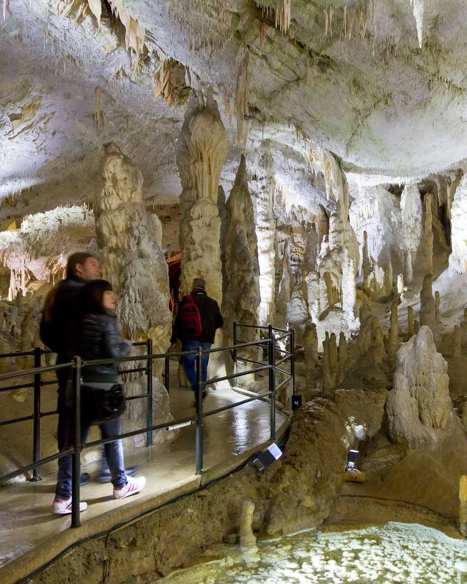 Postojna Cave seen on a tour from Ljublijana Slovenia