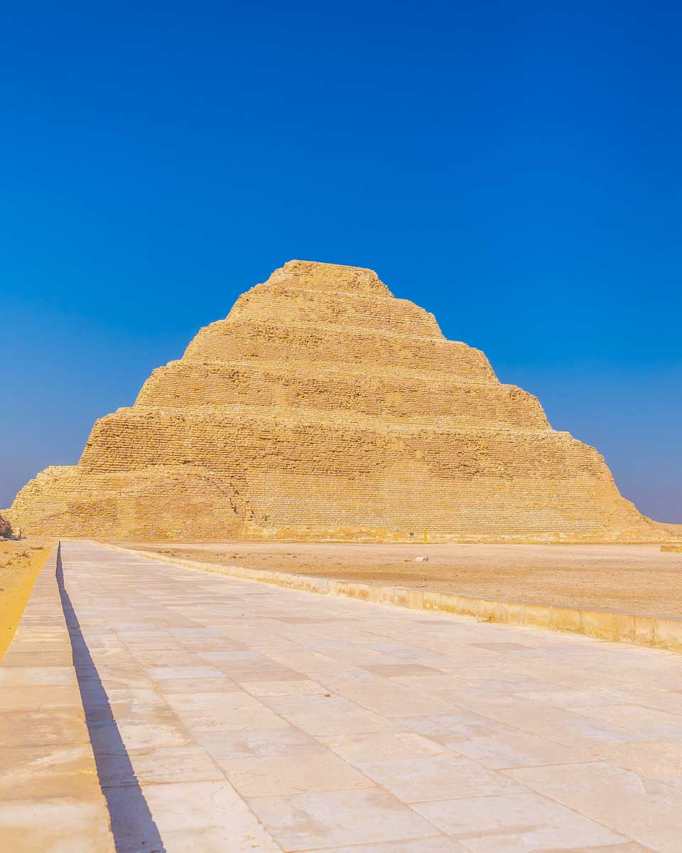 Step Pyramid of Djoser on a tour from Cairo Egypt