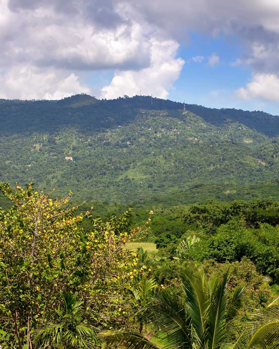 The Blue Mountains seen on a bike tour from Ocho Rios Jamaica