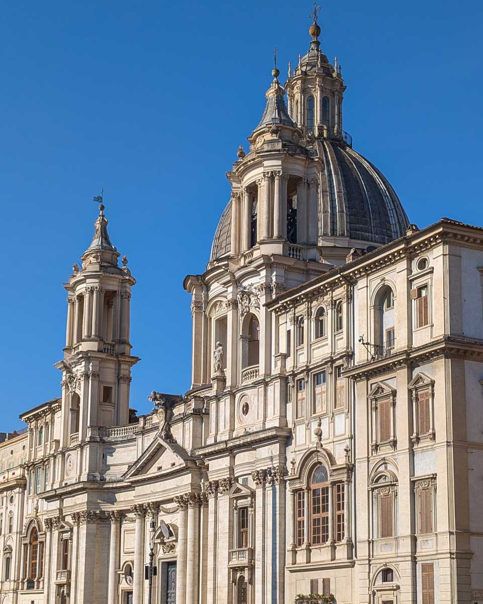 The church at Piazza Navona in Rome, Italy