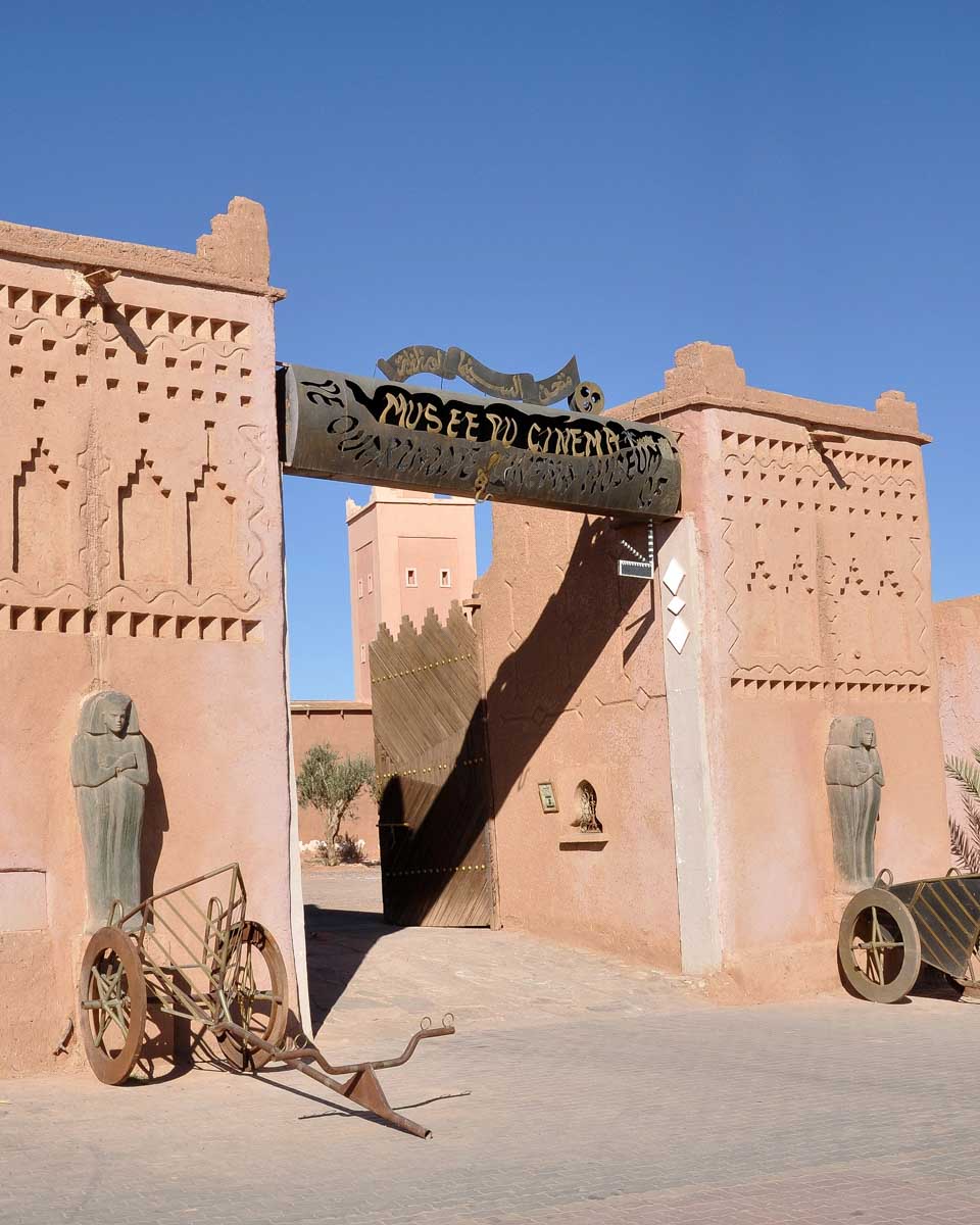 The entrance to the Atlas Film Studio Museum, Morocco