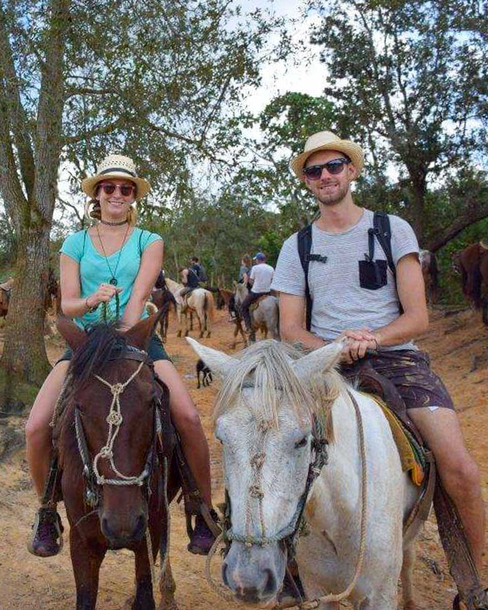 riding-horses-in-Punta-Cana-Dominican-Republic on a tour from Santo Domingo