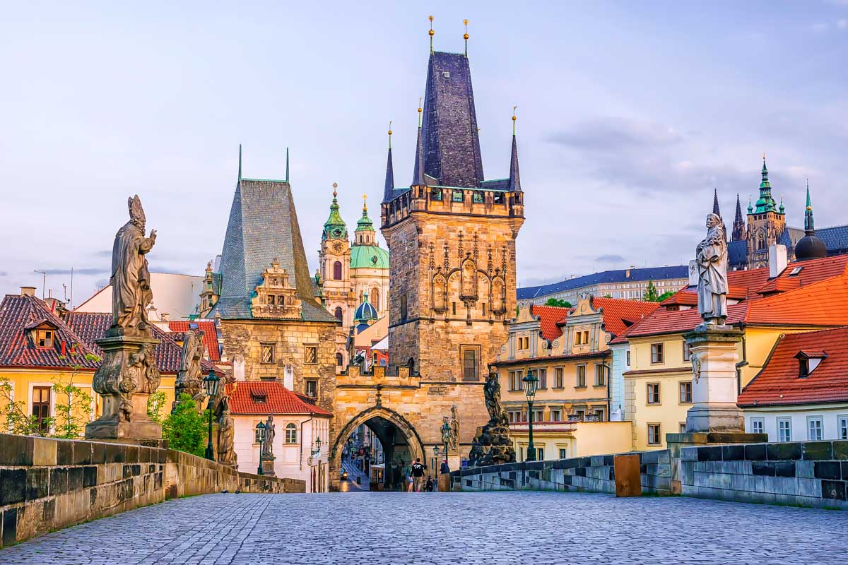 Charles Bridge in Prague Czech Republic