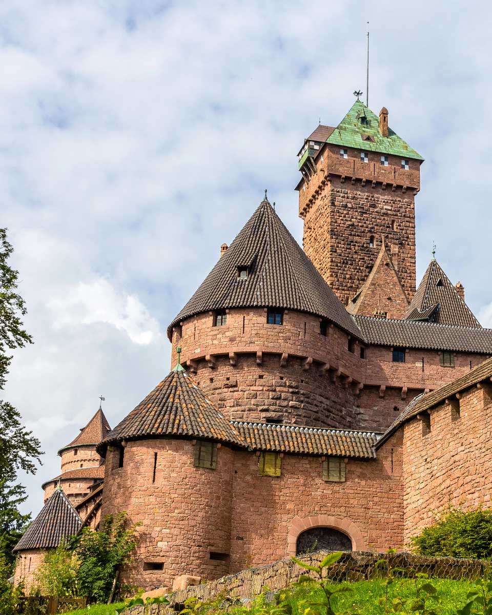 High Koenigsbourg Castle seen on a tour from Strasbourg France