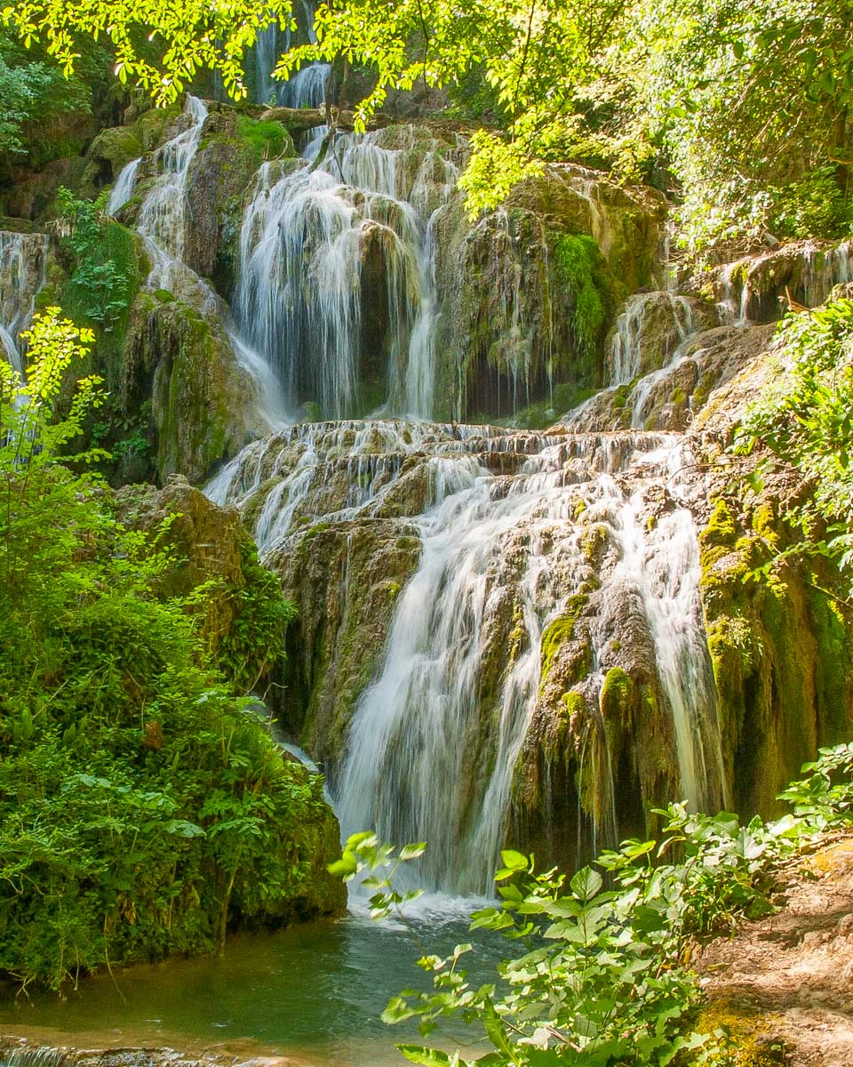 Krushuna waterfalls seen on a tour from Sofia Bulgaria