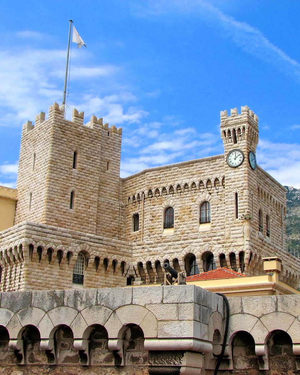 Prince's Palace of Monaco seen on a tour