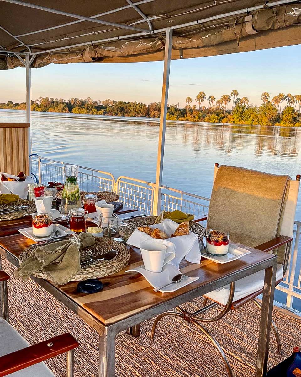 Pure Africa a dinner cruise on the Zambezi River near Victoria Falls