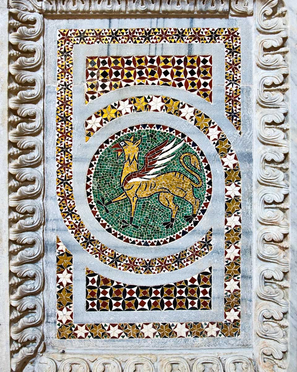 San Pantaleone Cathedral Mosaic seen in Ravello Italy