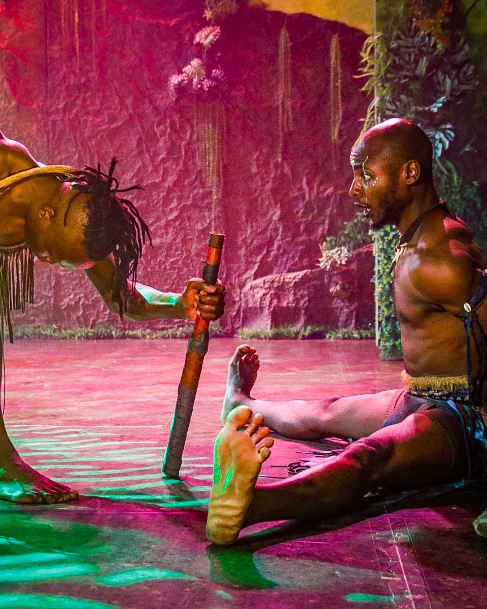 Simunye.live a theatre show for spirit of africa seen in Victoria Falls
