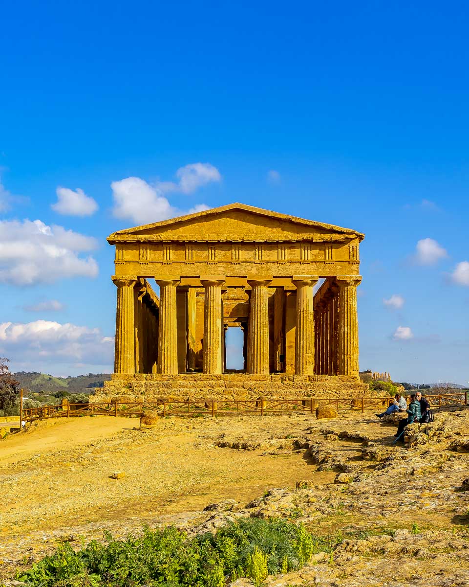 Temple of Concordia, Agrigento, Valley of the Temples in Sicily Italy