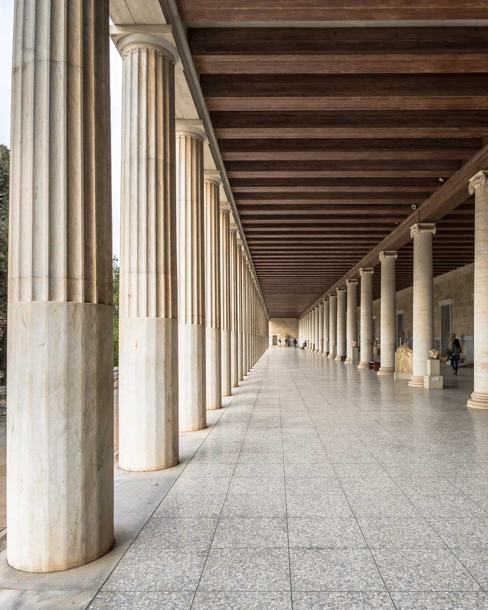 The Ancient Agora of Athens seen on an Acropolis tour in Athens Greece