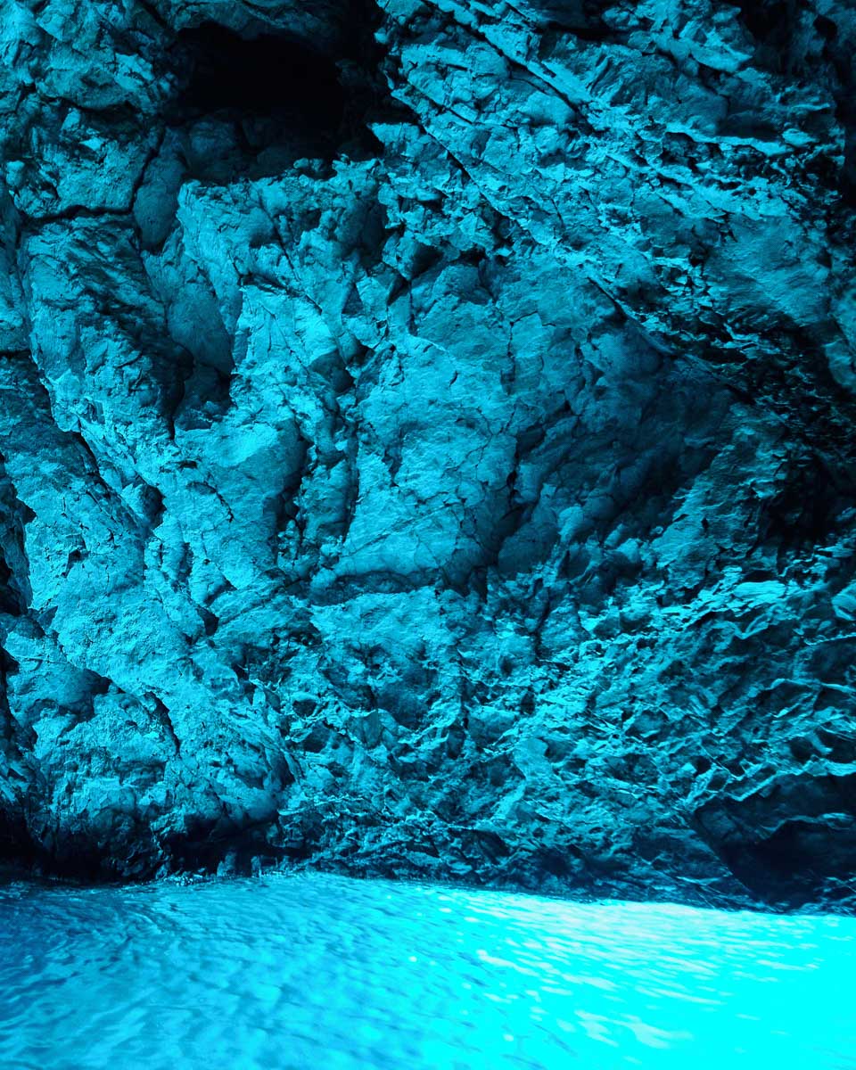 The Blue Cave seen on a tour from Hvar Croatia