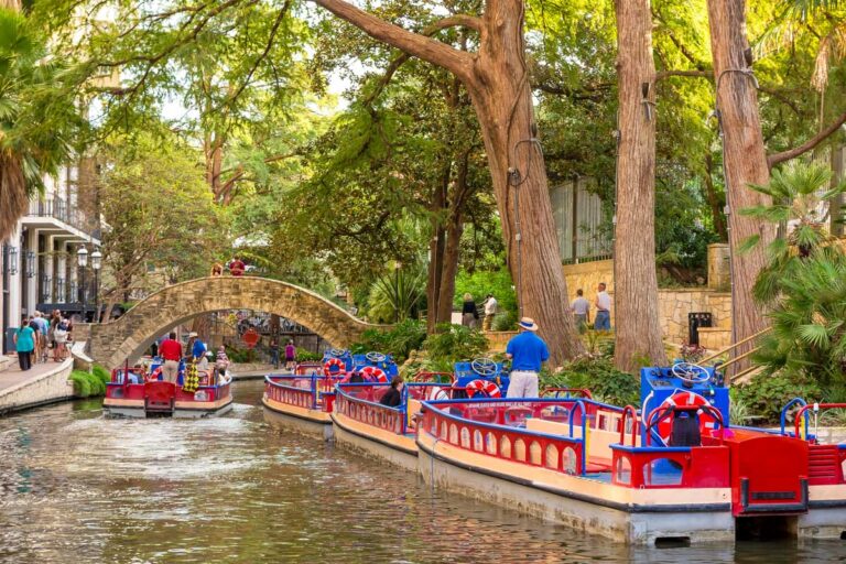 The San Antonio River Walk Texas