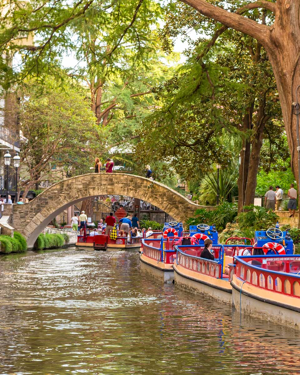 The San Antonio River Walk cruise Texas