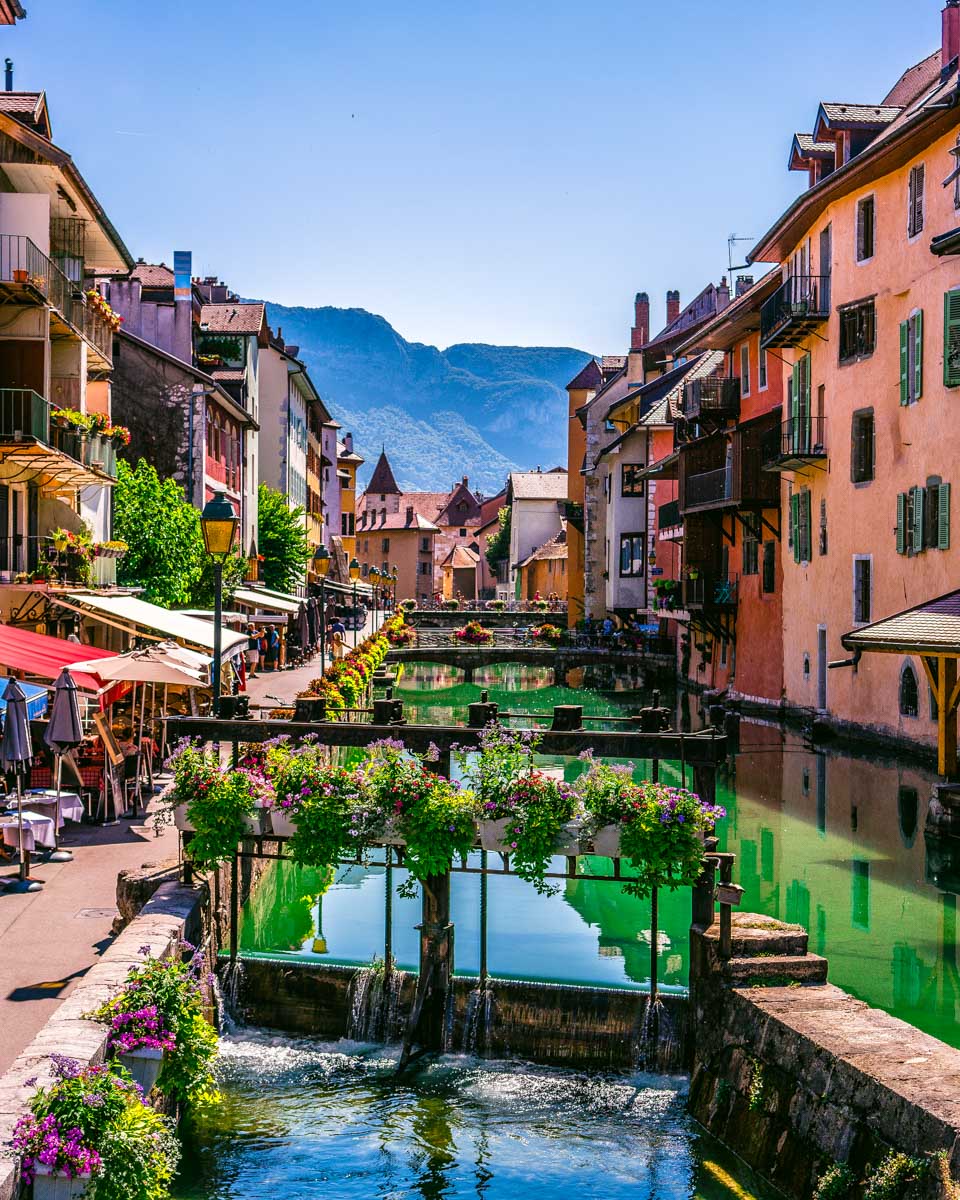 The canal in annecy seen on a tour from Geneva Switzerland