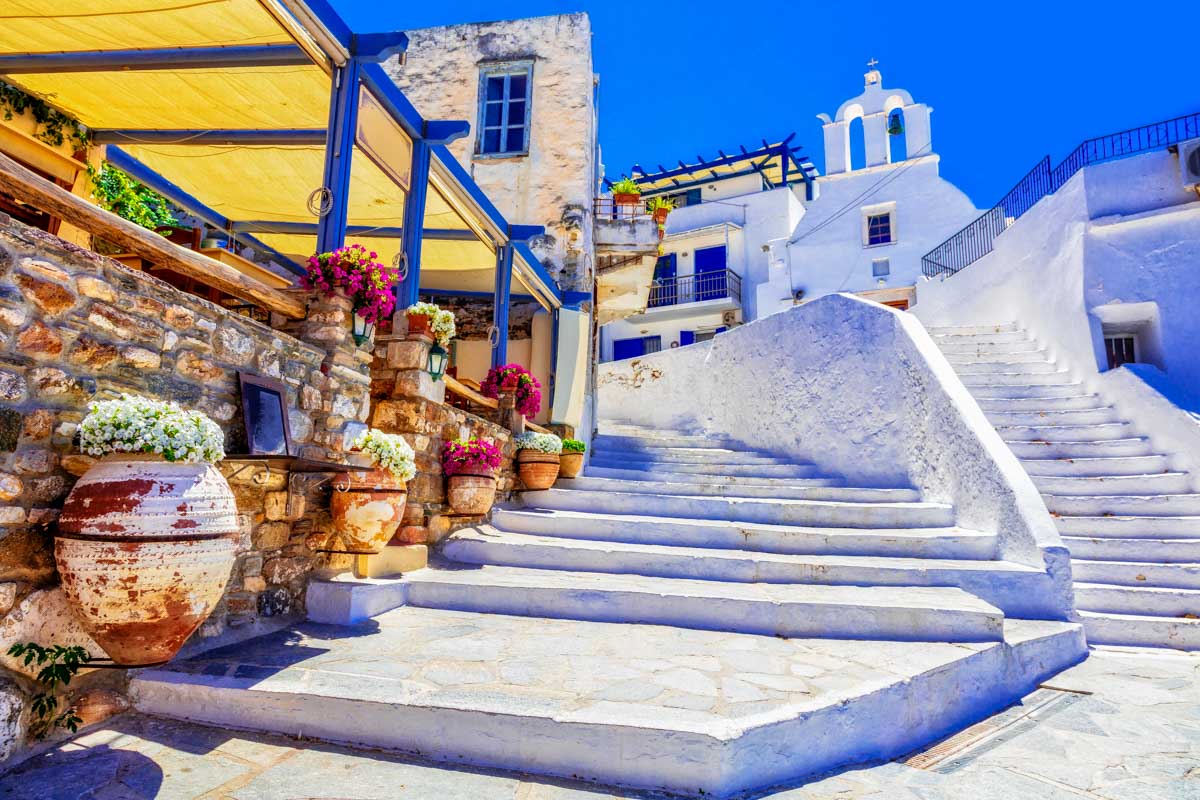 A building in Naxos Greece