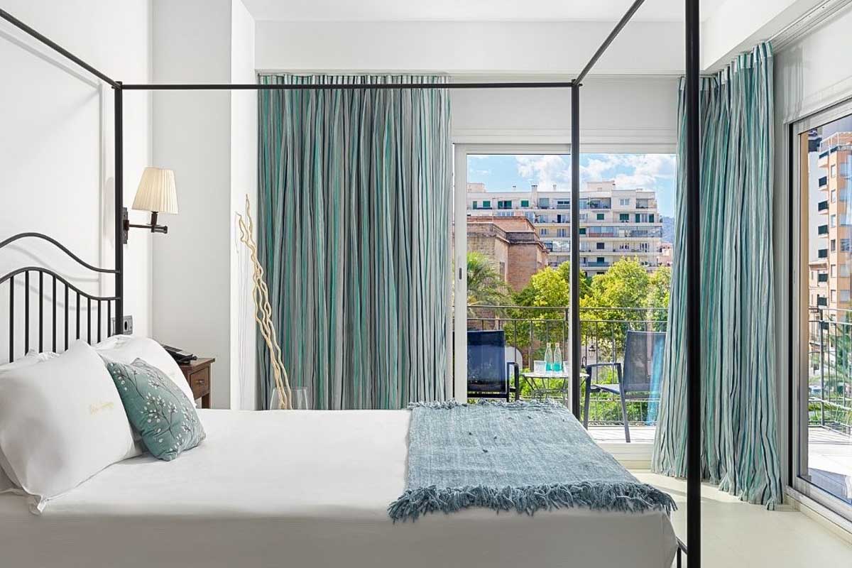 A hotel room at Hotel Saratoga in Palma de Mallorca Spain