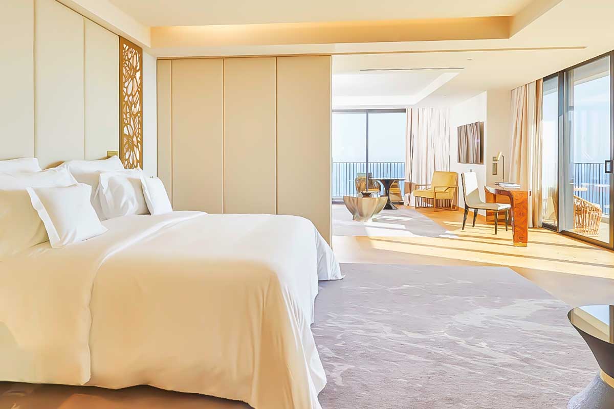 A hotel room at Savoy Palace in Madiera Portugal