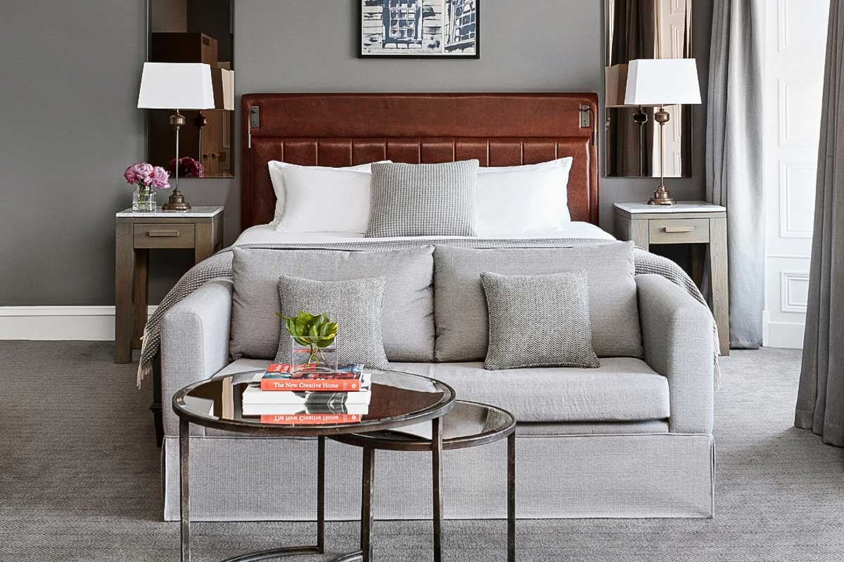 A room at Kimpton Blythswood Square Hotel in Glasgow Scotland