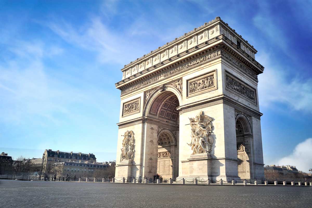 Arc de Triomphe in Paris France