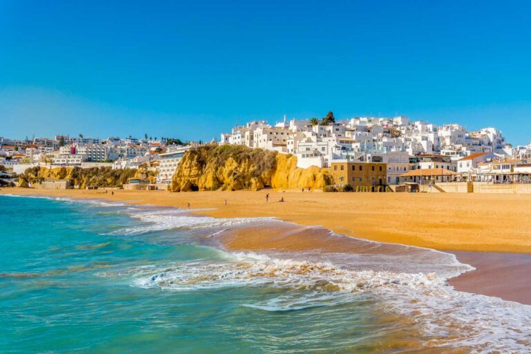 Beautiful beach Albufeira, Algarve, Portugal