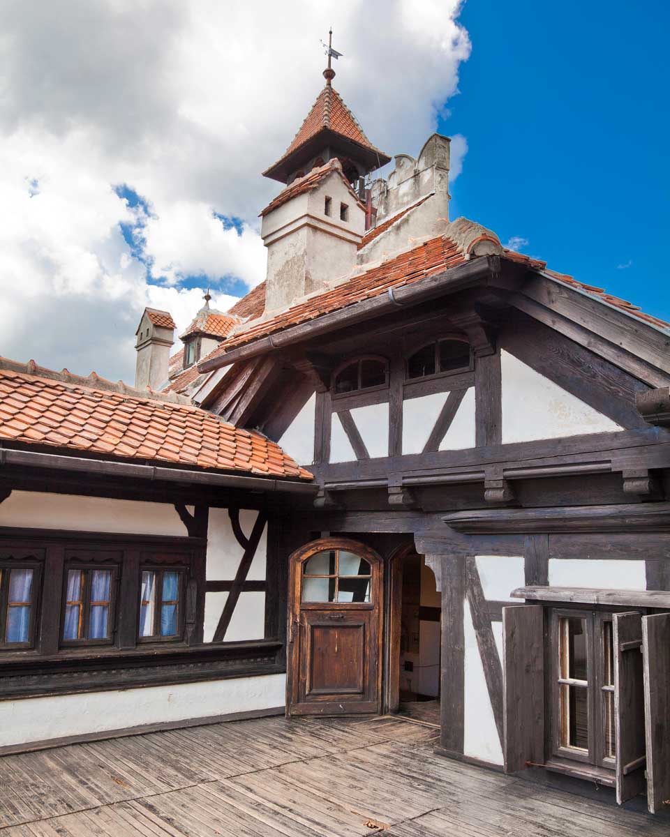 Bran Castle interior seen on a tour from Bucharest Romania