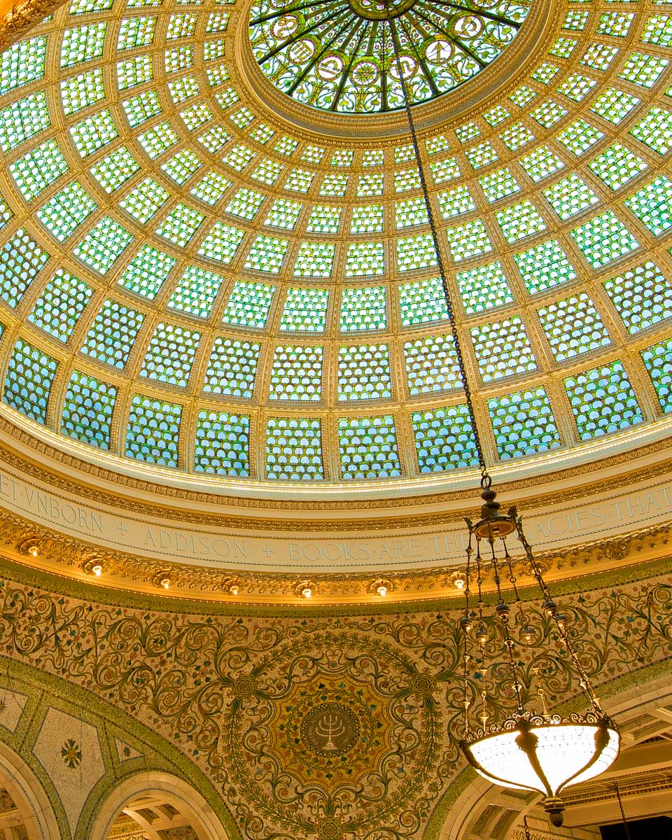 Chicago Cultural Center seen on a walking tour of Chicago Illinois